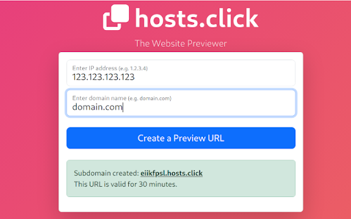 Hosts.Click Tool screenshot 1