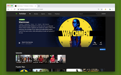 Hotstar Dark Theme screenshot 1