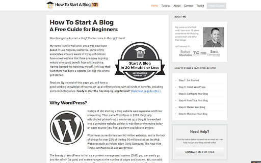 How To Start A Blog 101 screenshot 1