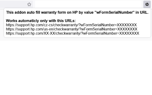 HP Warranty screenshot 1