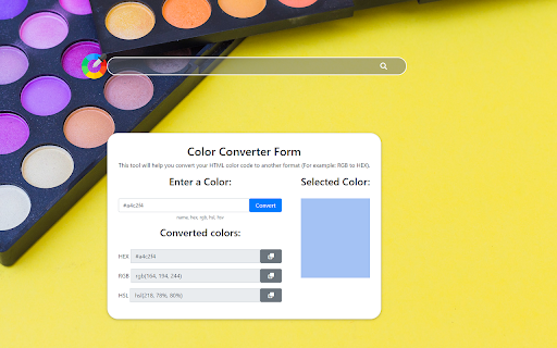 HTML Color Convertor screenshot 1