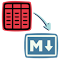 HTML Table to Markdown logo