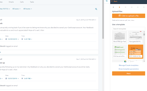 HubSpot eSignatures by GetAccept screenshot 1