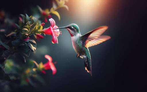 hummingbird wallpaper screenshot 1