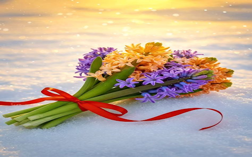 Hyacinth flower wallpaper screenshot 1