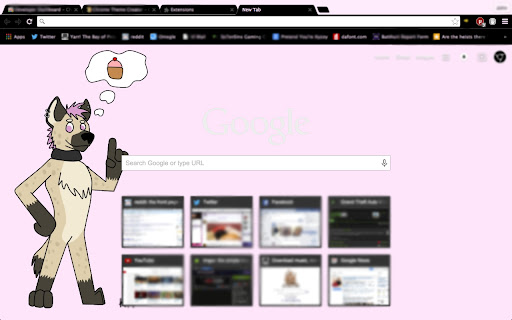 Hyena Cupcake Furry Theme screenshot 1