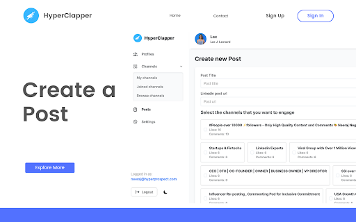 HyperClapper - AI-Powered Network Companion screenshot 1