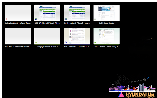 Hyundai UNI Black Theme screenshot 1