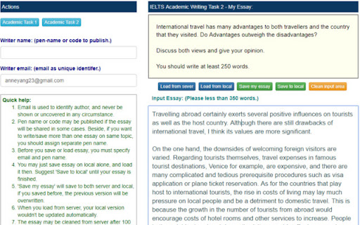 IELTS Writing Task and Sample screenshot 1