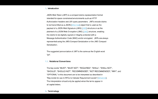 IETF RFC Reader screenshot 1
