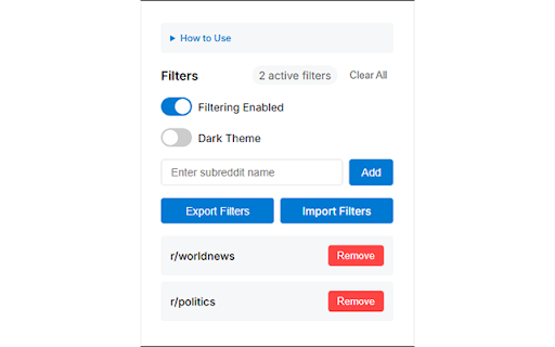 iFilterReddit screenshot 1