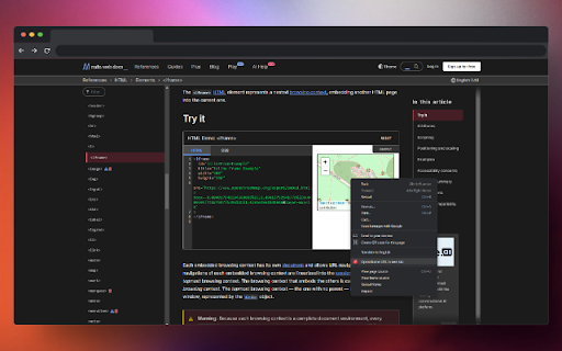 Iframe QuickLink - Open Iframe URLs in a New Tab screenshot 1