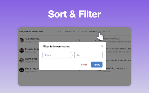 IG Follower Export Tool - Free Email Extractor by exporter24 screenshot 1