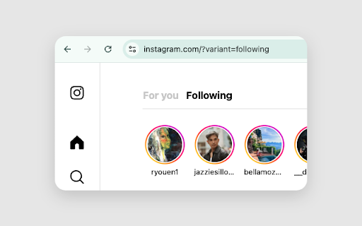 IG Redirect 'For You' to 'Following' screenshot 1