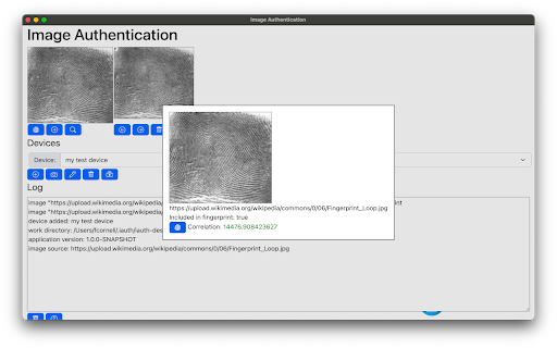 Image Authentication Web Browser Extension screenshot 1