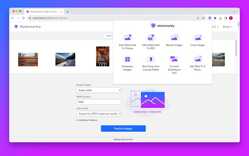 Image & PDF Tools - Watermarkly screenshot 1
