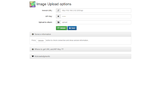 Image Upload screenshot 1