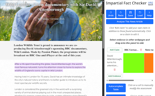 Impartial Fact Checker screenshot 1