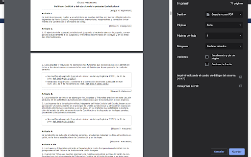 Imprimir BOE screenshot 1