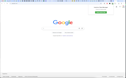 Inactive Tabs Manager screenshot 1