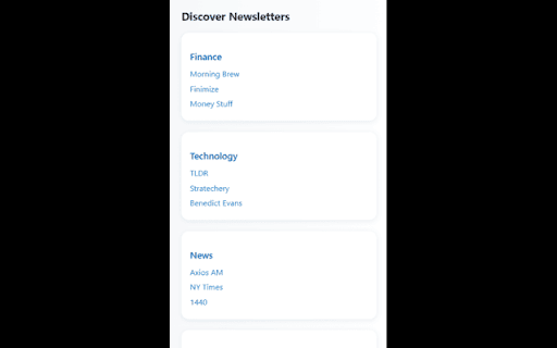 InboxCurator screenshot 1