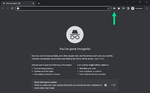 Incognito Button screenshot 1