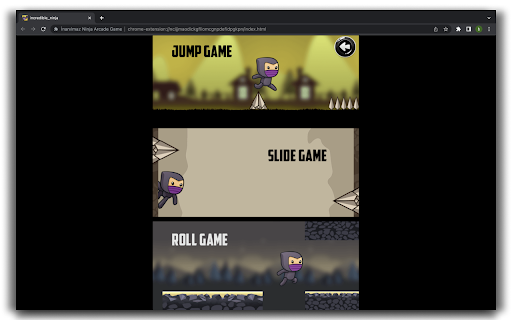Incredible Ninja Game - HTML5 Game screenshot 1