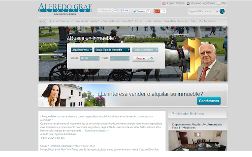 Inmobiliaria Alfredo Graf screenshot 1