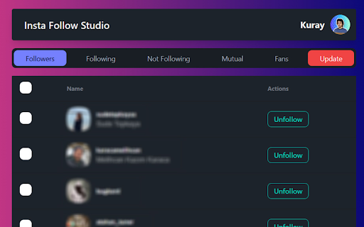 Insta Follow Studio screenshot 1