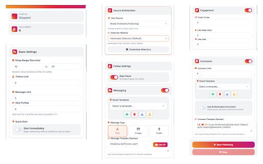 InstaBot screenshot 1