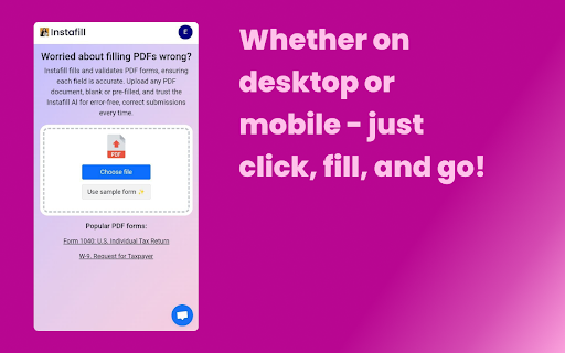 Instafill.ai | AI form filler screenshot 1