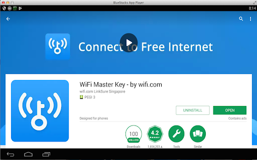 Install WiFi Master Key App on PC screenshot 1