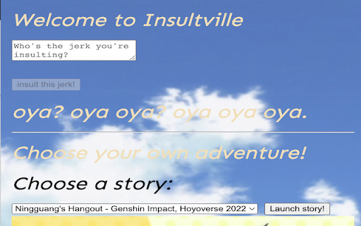 Insulter & Stories screenshot 1