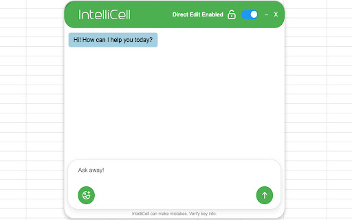 IntelliCell Spreadsheet AI screenshot 1