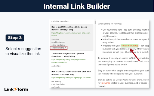 Internal Link Builder screenshot 1