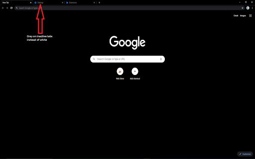Into The Black Hole - Black Theme - Gray screenshot 1
