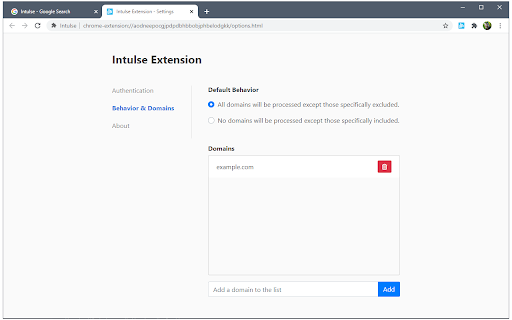 Intulse Companion App screenshot 1