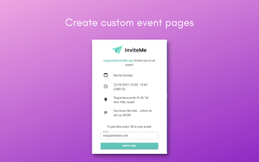 InviteMe.App screenshot 1