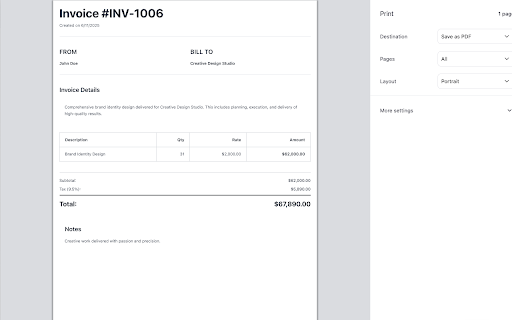 Invoicr - Invoice Creator screenshot 1