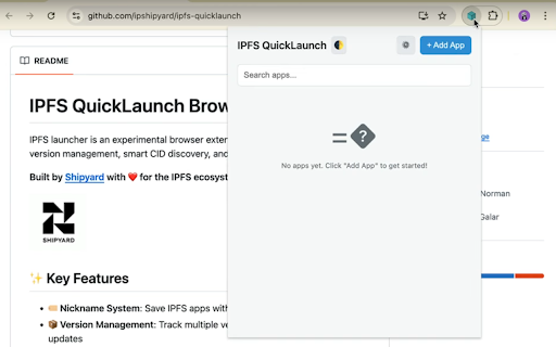 IPFS QuickLaunch screenshot 1