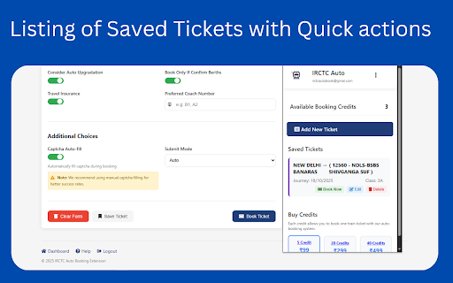 IRCTC Auto screenshot 1