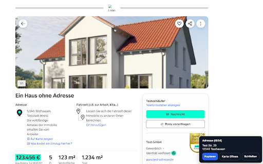 IS24 Address Finder screenshot 1