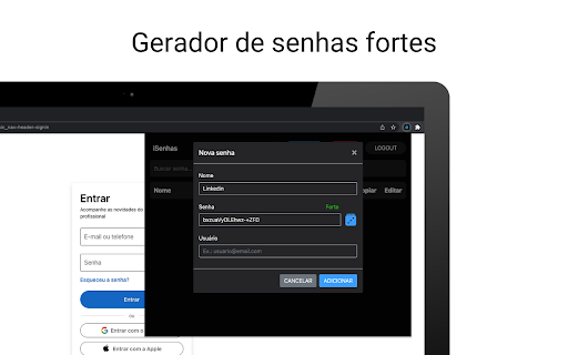 iSenhas screenshot 1