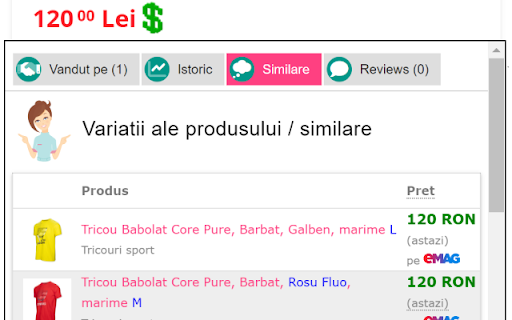 Istoric Preturi screenshot 1