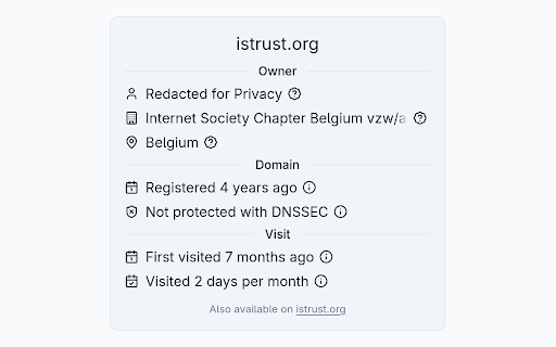 isTrust screenshot 1