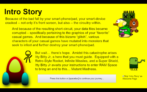 Itty Bitty Jr in Mutant Madness screenshot 1
