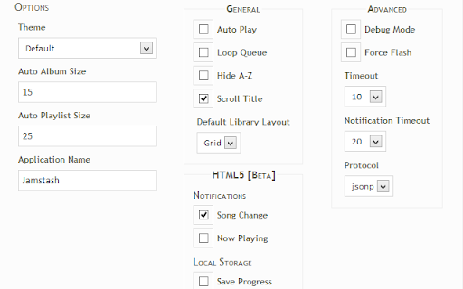 Jamstash screenshot 1