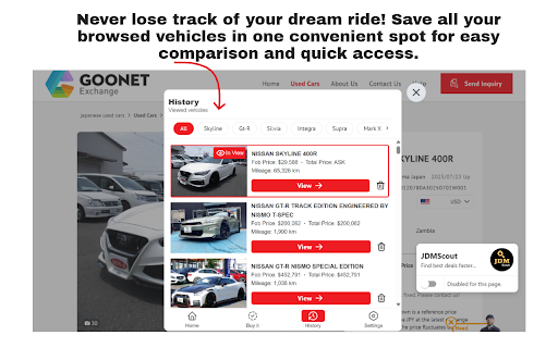 JDMscout: Smart JDM Car Finder & Deal Alerts screenshot 1