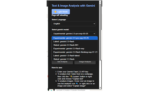 Jelasin: AI Text & Image Analysis with Gemini, Context Aware & Summarizer🚀 screenshot 1