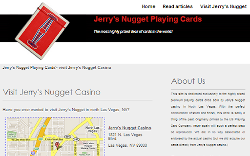 Jerry's Nugget Playing Cards screenshot 1